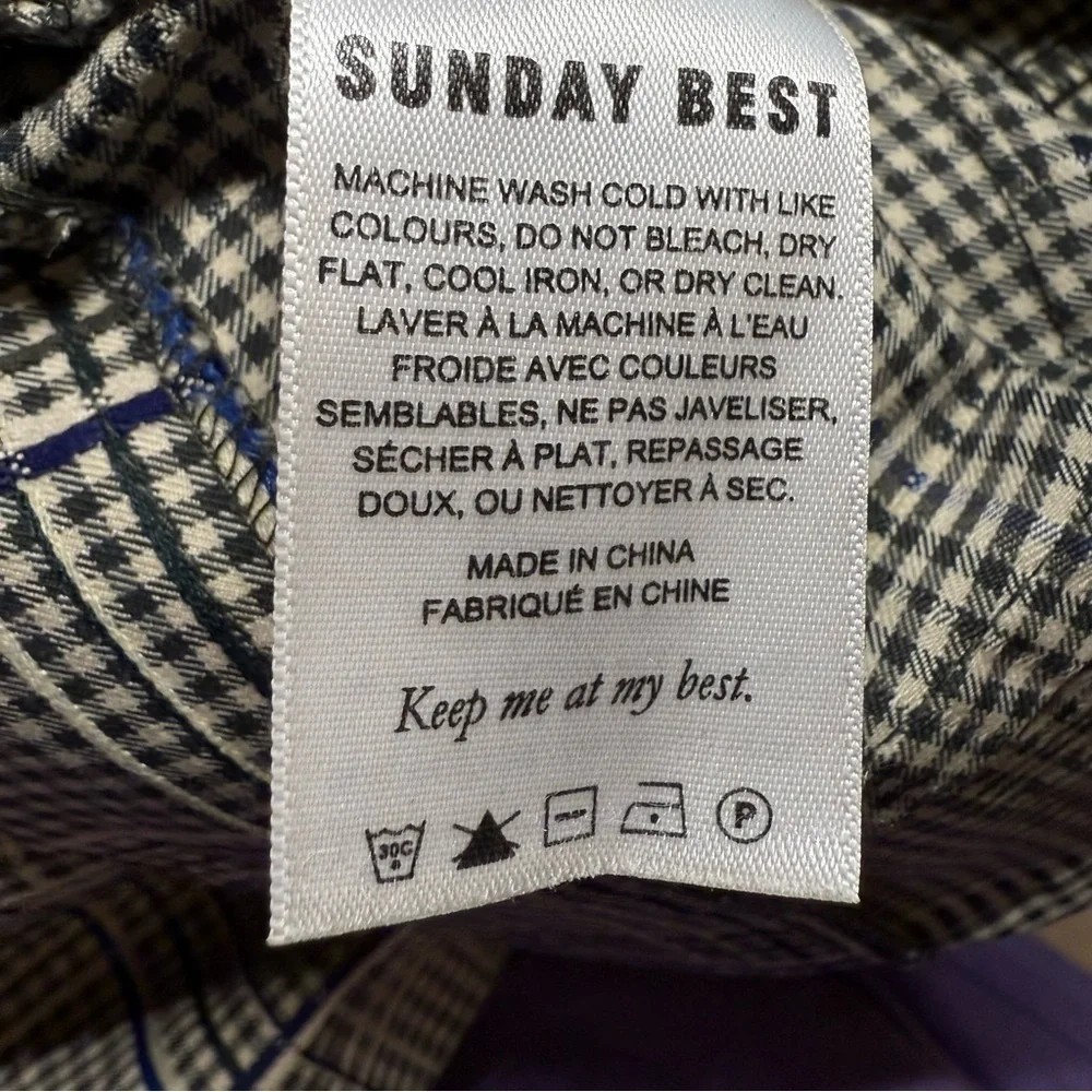 Sunday Best - Plaid Button-Front Skort - Size 4 - Picture 5 of 6